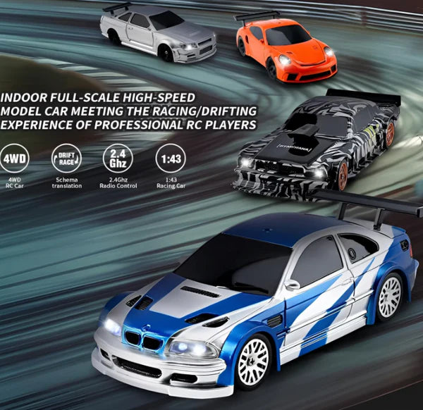 MOST WANTED BMW M3 GTR RC DRIFT CAR