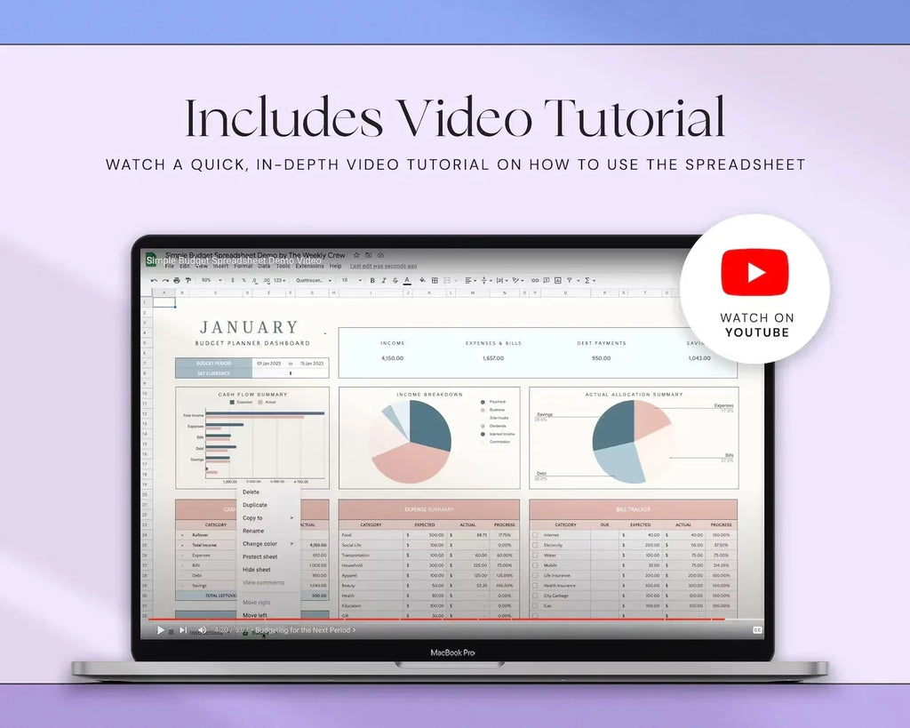 Simple Budget Planner - MintLabs