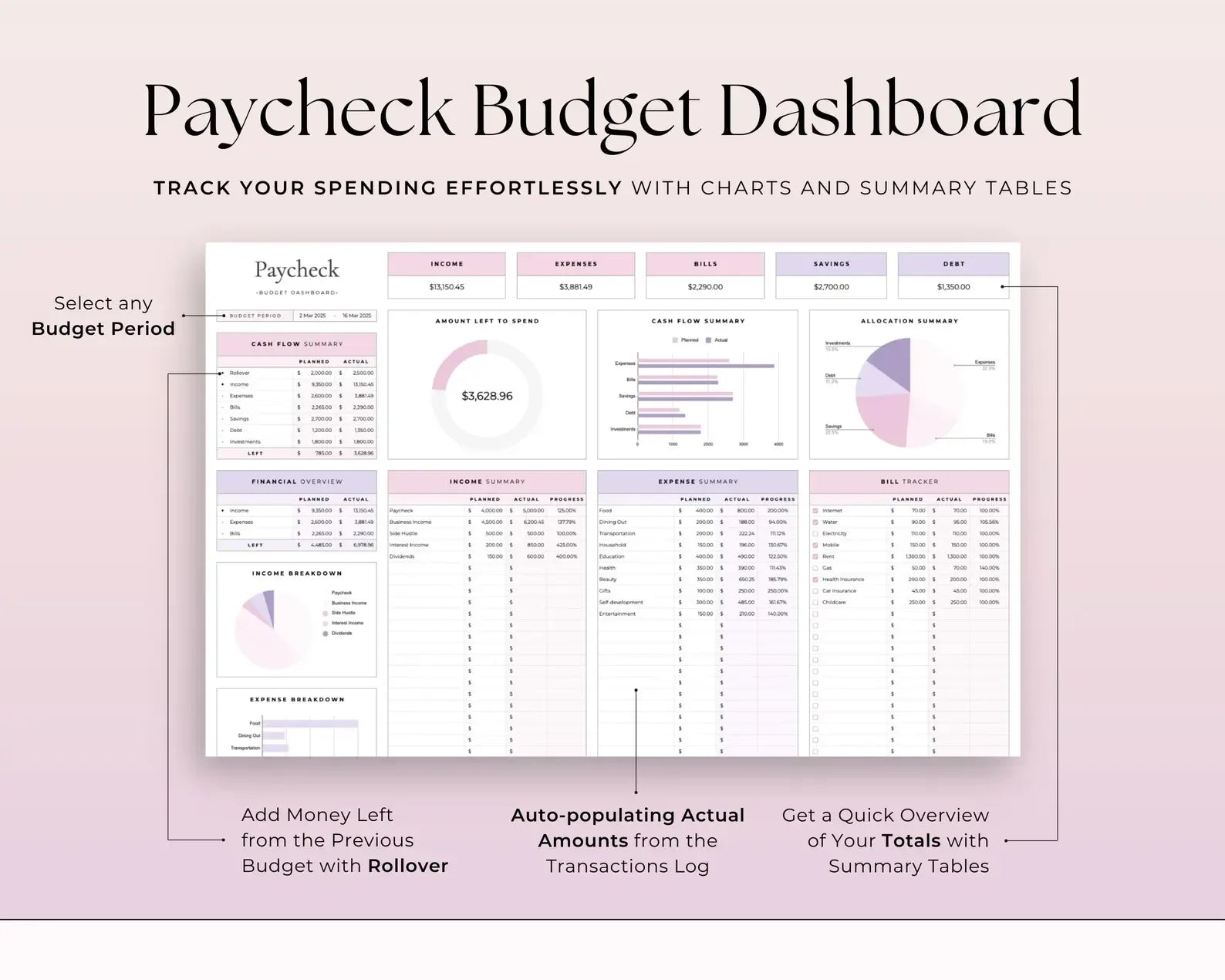 Paycheck Budget V-1 - MintLabs