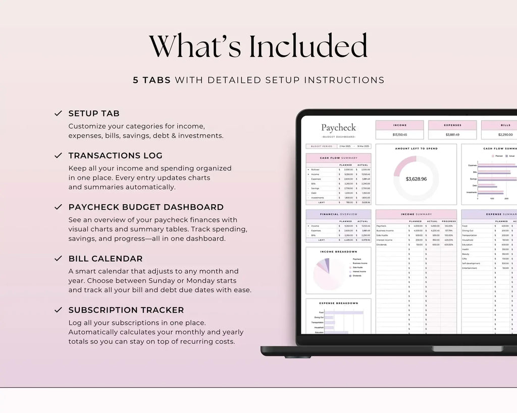 Paycheck Budget V-1 - MintLabs