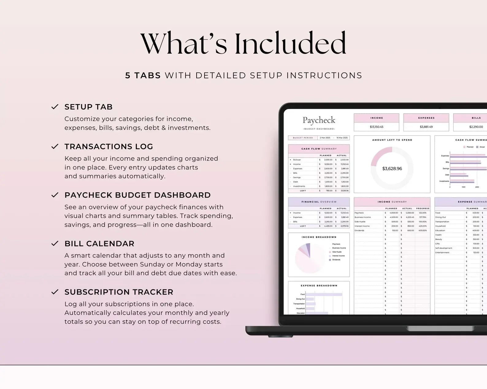 Paycheck Budget V-1 - MintLabs