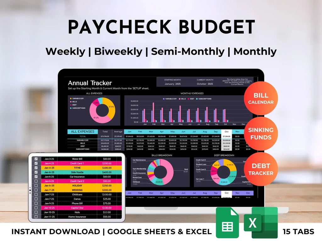 Paycheck Budget V-4 - MintLabs